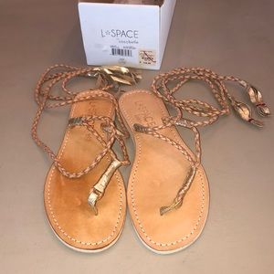 L*space by cocobelle Gili wrap sandals